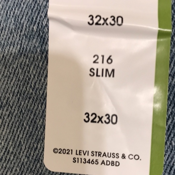 Denizen from Levi’s new mens 216 slim light wash jeans - Picture 4 of 6
